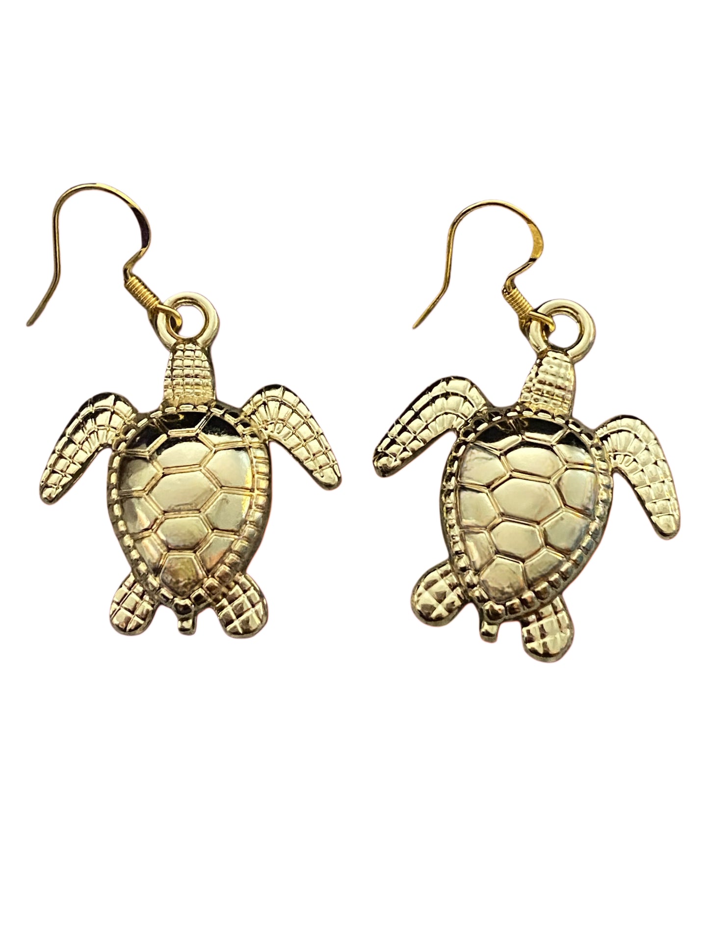 Golden Turtle Earring