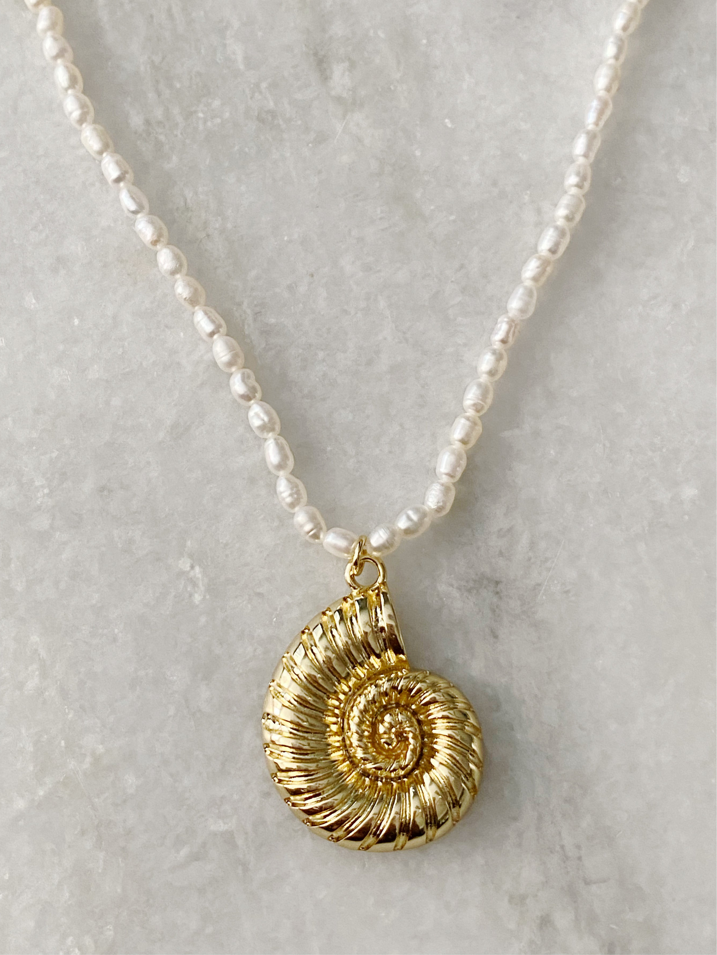Golden Spiral Necklace
