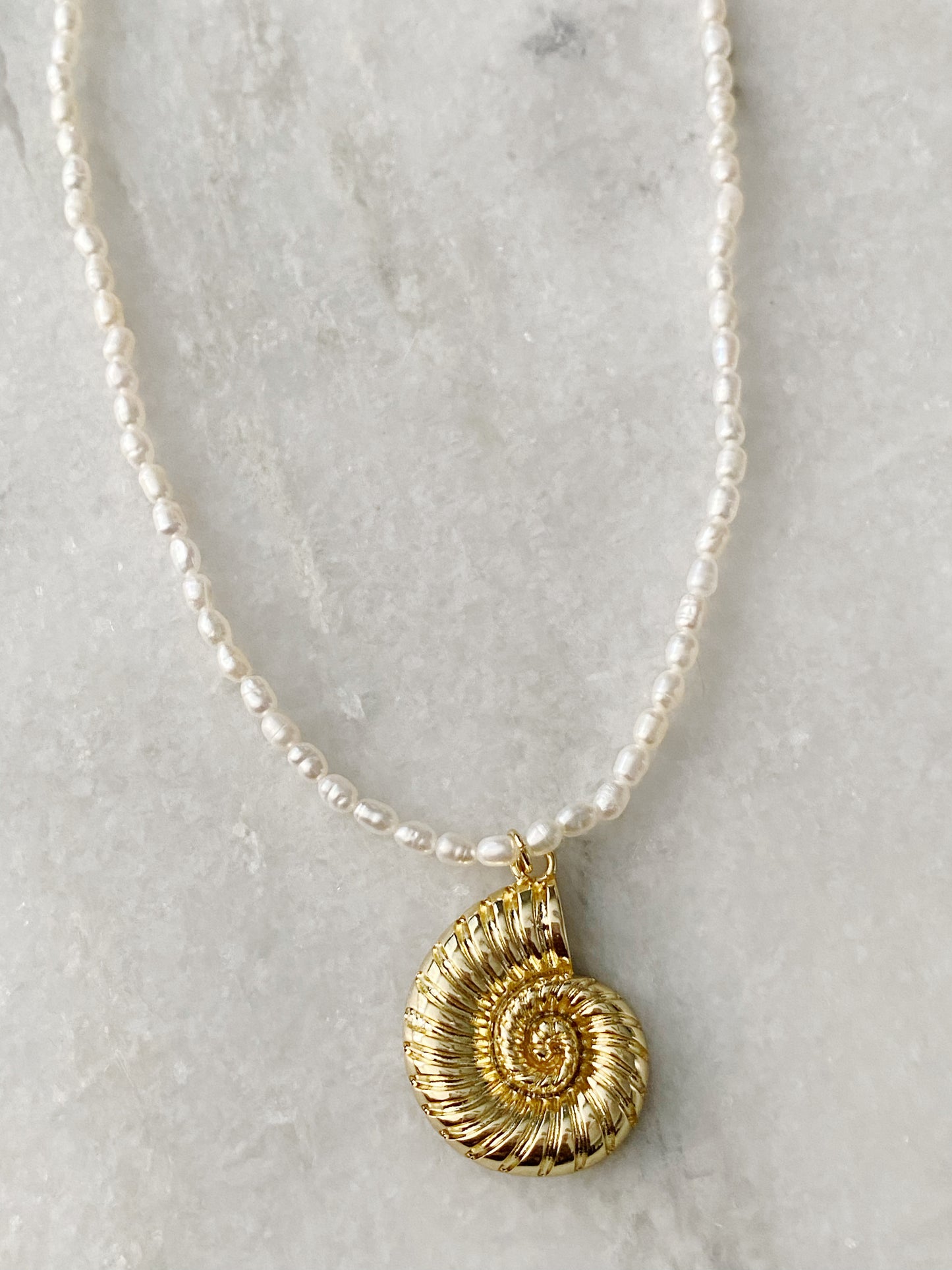 Golden Spiral Necklace