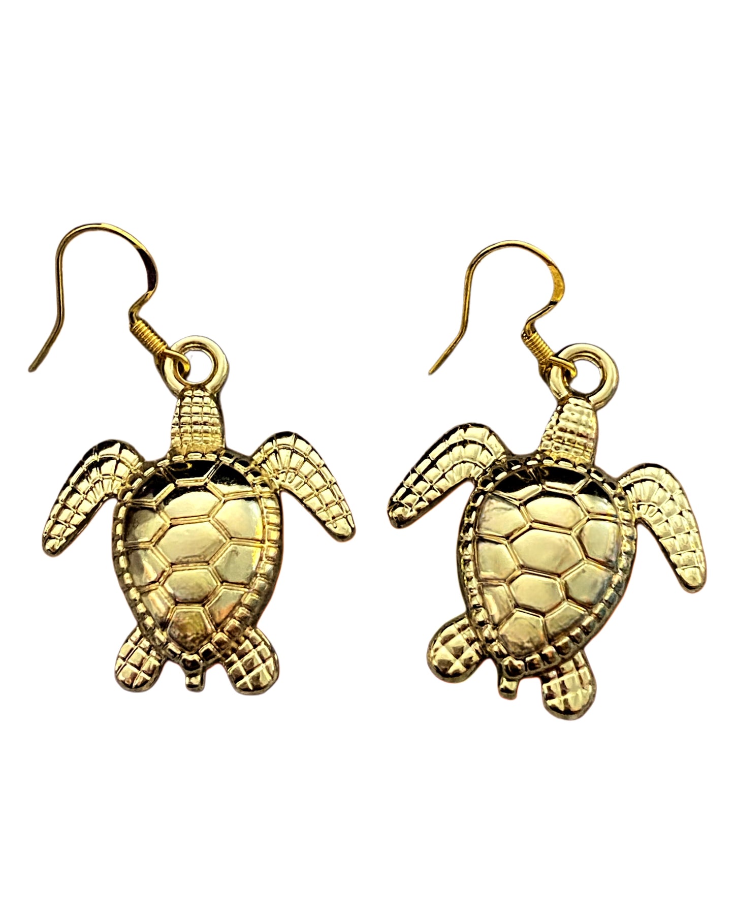 Golden Turtle Earring
