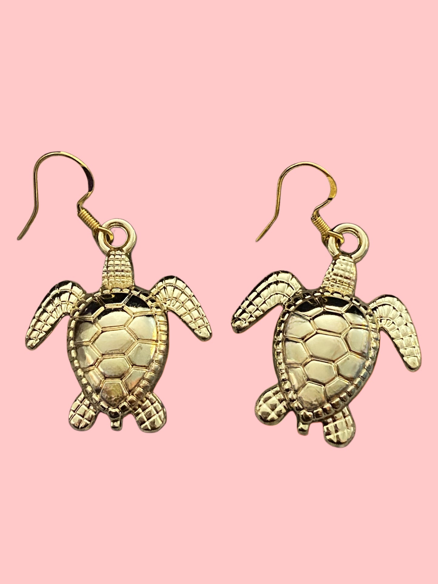 Golden Turtle Earring