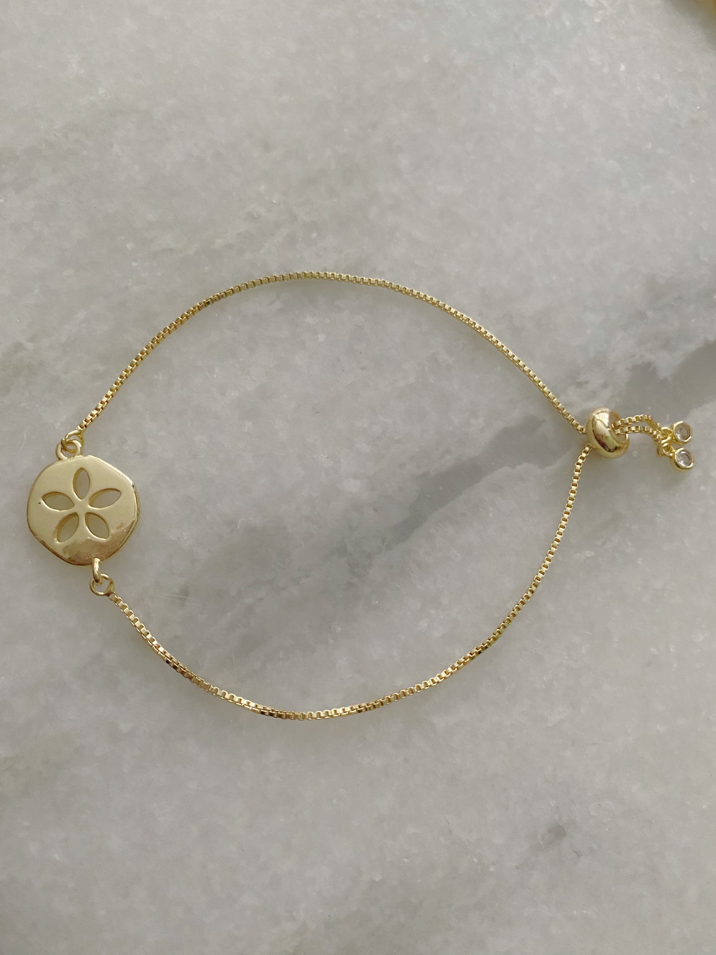 Golden Sand Dollar Bracelet