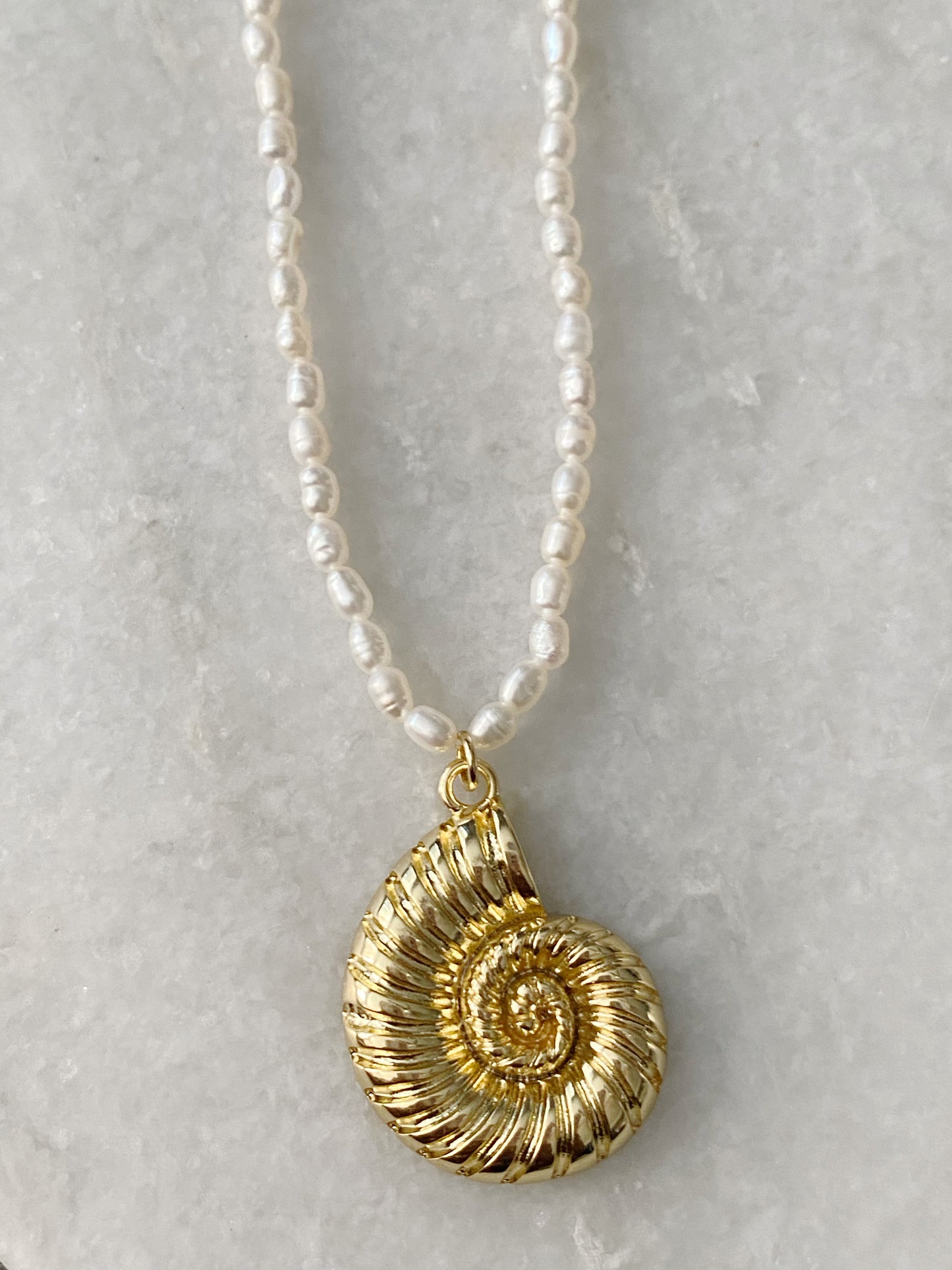 Golden Spiral Necklace
