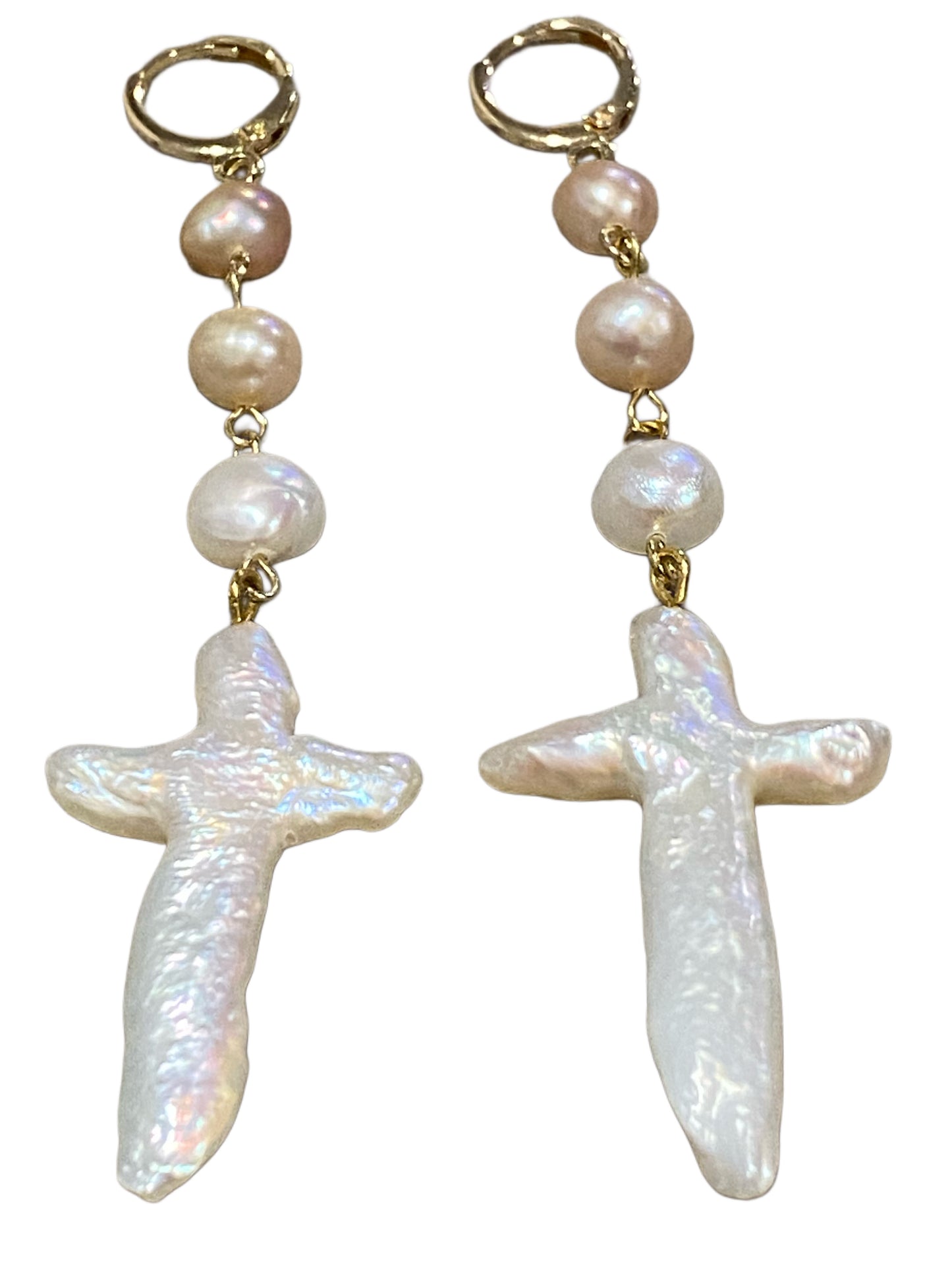 Dangle Cross Earring