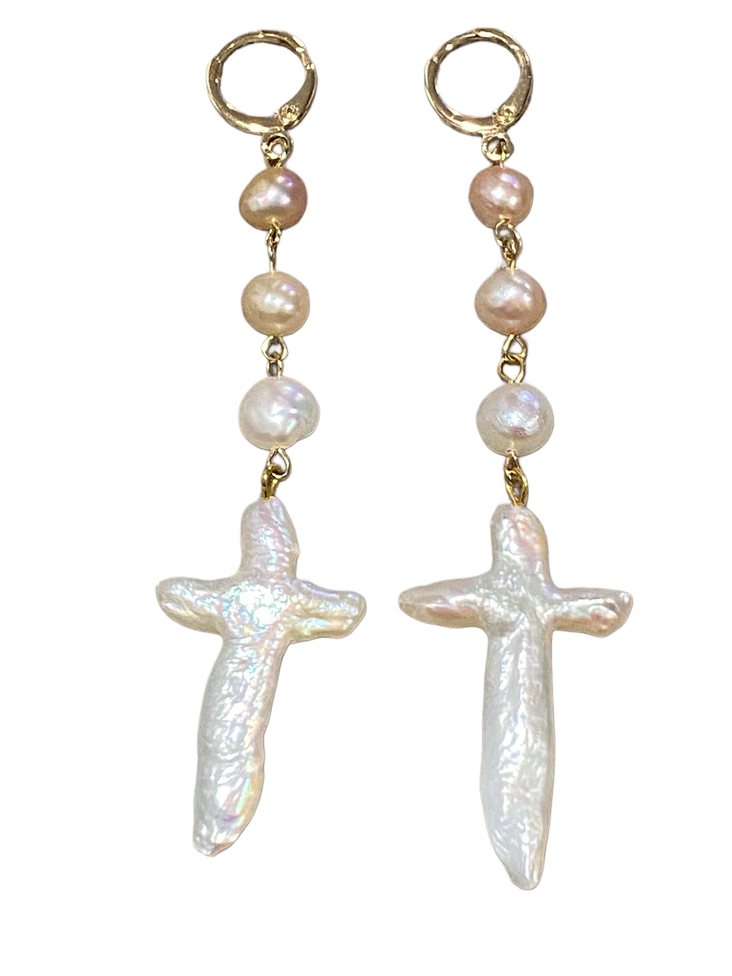 Dangle Cross Earring