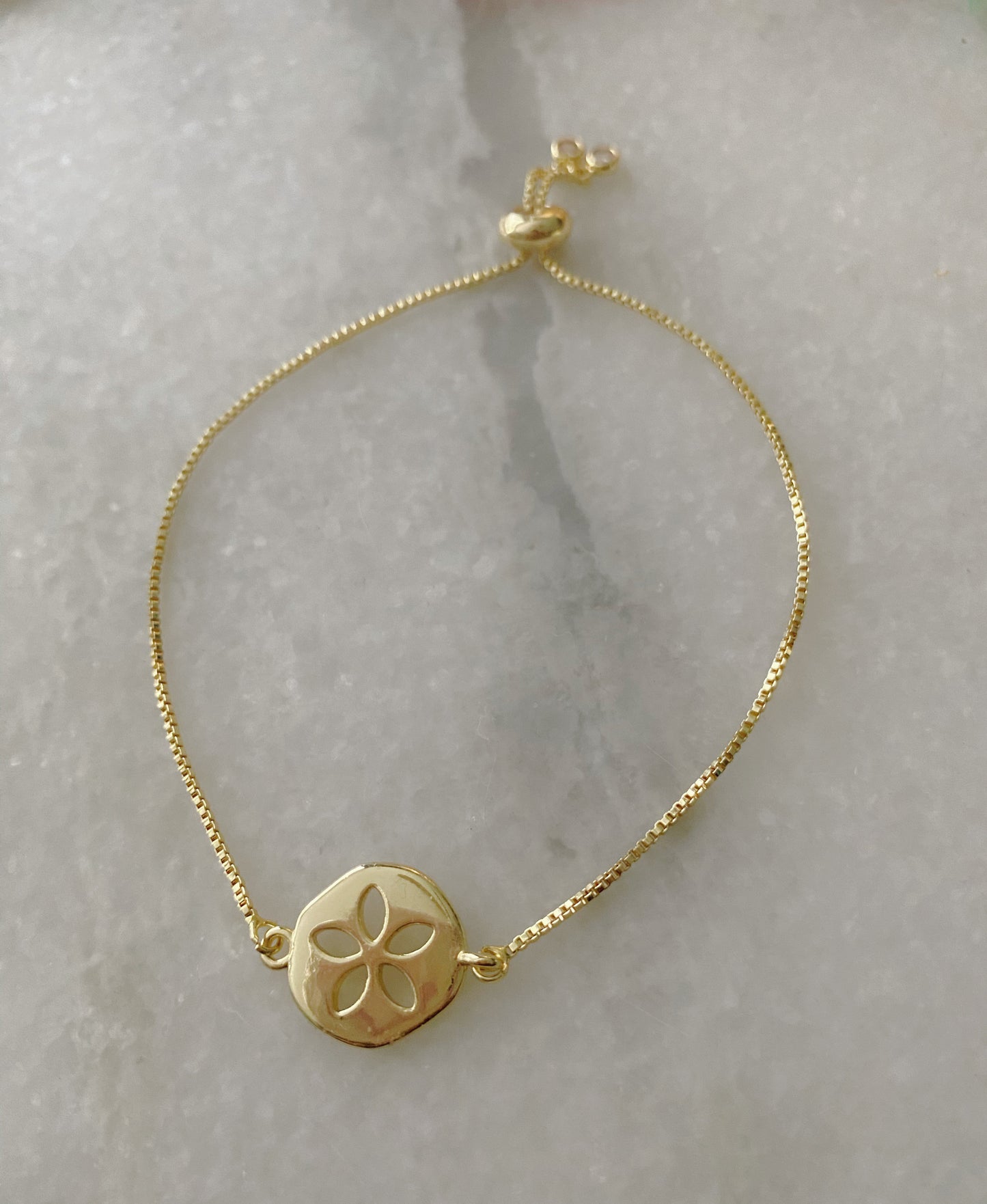 Golden Sand Dollar Bracelet